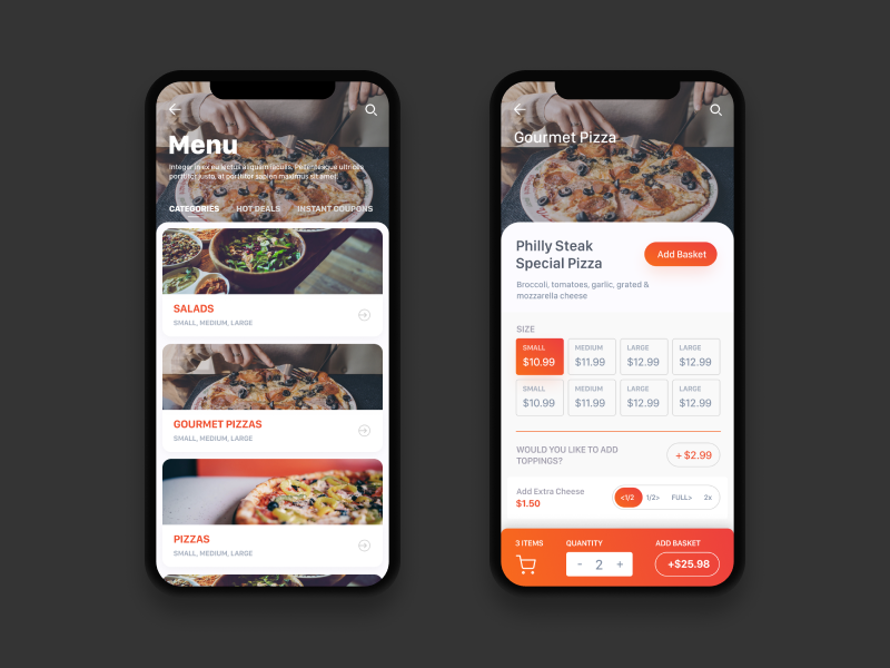 Delivery App by Murat Ak on Dribbble