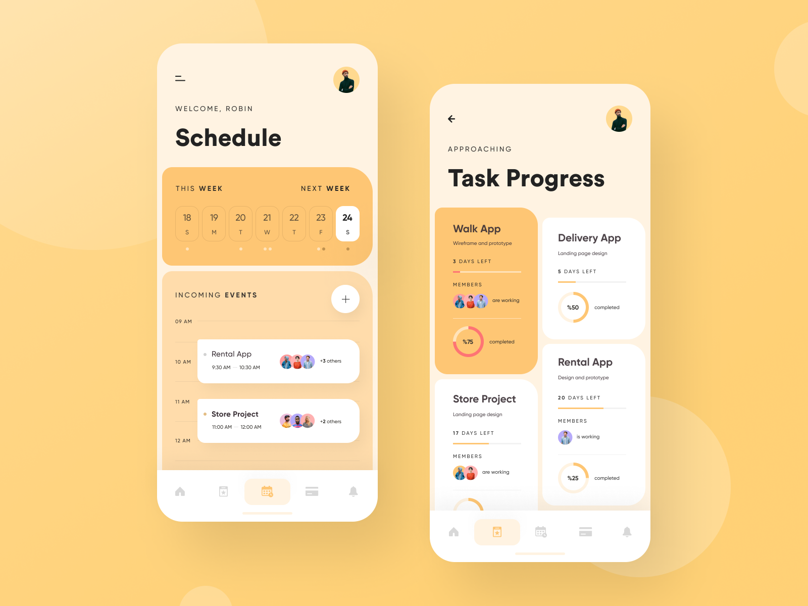Schedule App By Murat Ak On Dribbble