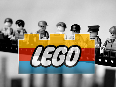 Lego brand branding children colorful design graphic design kids logo minimal play redesign toys