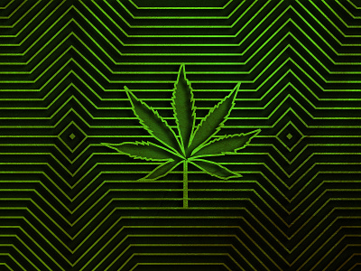 It's all an illusion! adobe art artwork cannabis color design digital draw graphic design green illusion illustration lines marijuana nature plant poster smoke vector visual art