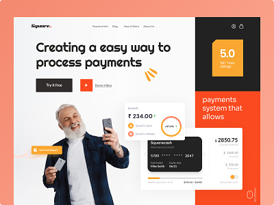 Square - Payment Website Design