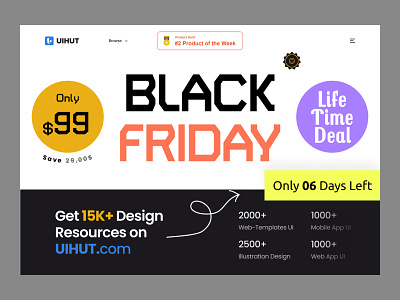 Online Black Friday Software Deals appsumo black friday header homepage lifetime deal ui web design webdesign website website design