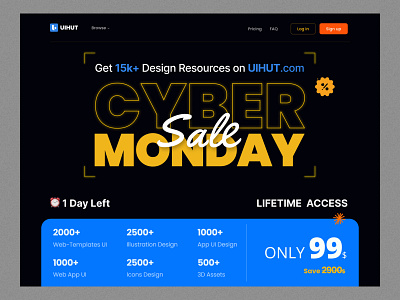 Cyber Monday Power Tool Deals black friday cyber monday design header homepage ui web webdesign website website design