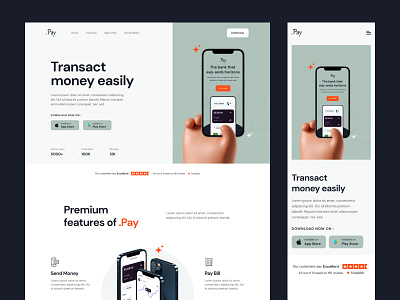 Online Banking Website Design-.Pay