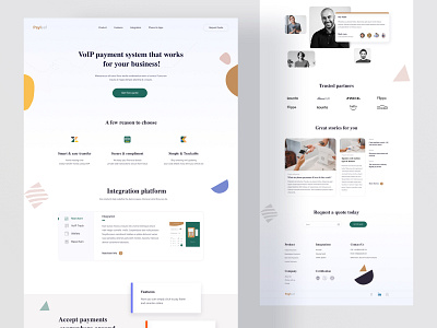 Payment Website Exploration animation app dashboard digital wallet finance finances gradient home interface money payment payments product design security style guides voip webdesign webflow website websitedesign