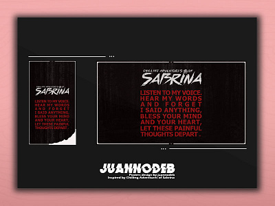 Chilling Adventures of Sabrina 2018 beginner chilling adventures of sabrina juannodeb netflix photoshop poster sabrina spellman