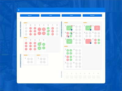 UI Design for platform to manage time, spaces and containers app design management tool ui ui design ux web design website design