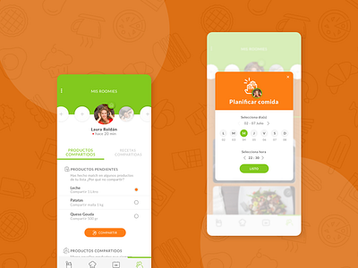 Sweep Us: Master project app design design food waste marvel match sketch ui ui design ux