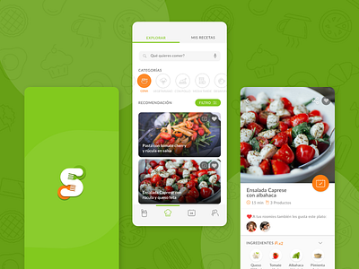 Sweep Us: Master project app design colorful design food waste management tool marvel sketch ui ui design