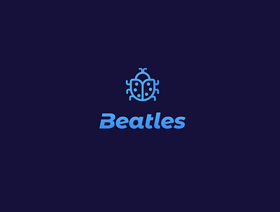 Beetle logo beetle logo brand identity branding bug logo design flat illustrator logo logo design typography vector web