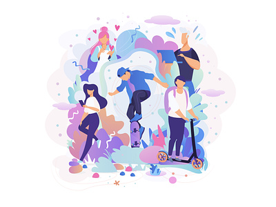 Teens illustration