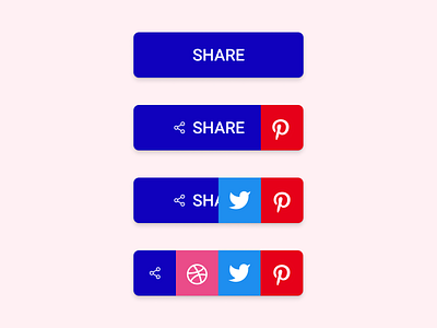 Daily UI 010 - Social Share Button