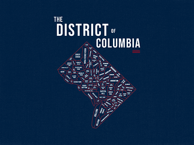 Washington D.C. dc design map