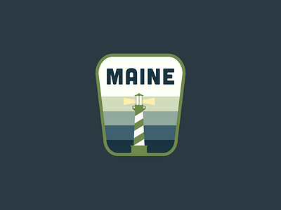 Maine Retro Patch