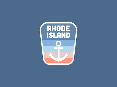 Rhode Island Retro Patch