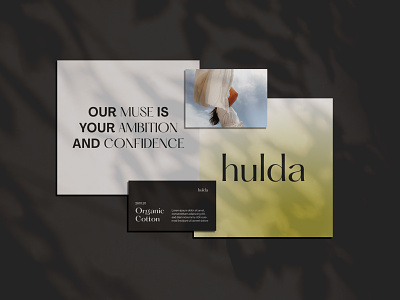 Hulda Apparel Branding apparel branding branding and identity design edgy fashion gradient green illustration modern