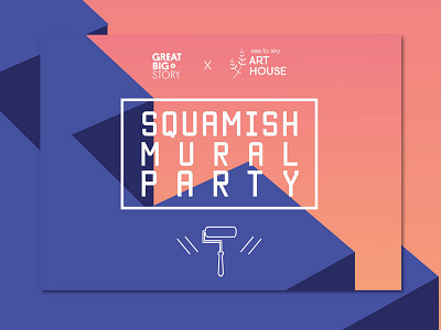 Squamish Mural Party caitlin aboud collaboration design documentary event event branding logo poster