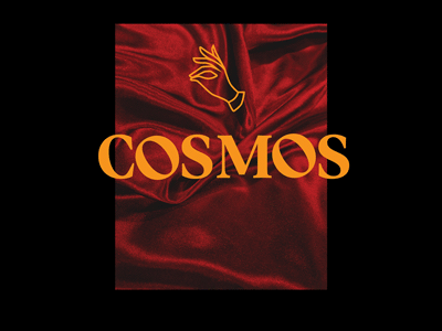 Cosmos black collage crystal ball design eye gold hand illustration leaf magical magicavoxel olive branch red serif simple