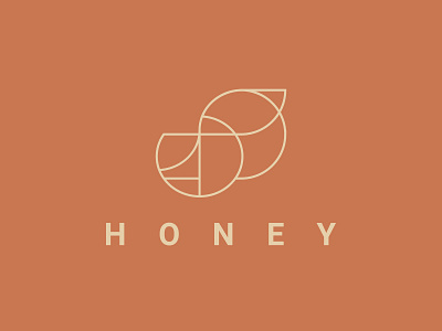 Honey abstract branding caitlin aboud design illustration modern simple