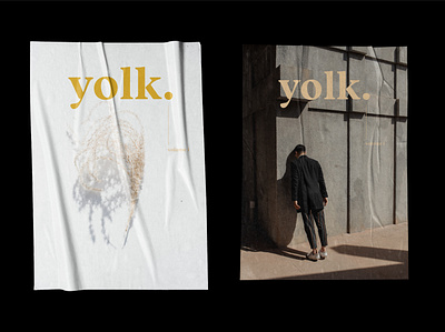 Yolk Literary Magazine branding caitlin aboud design illustration simple