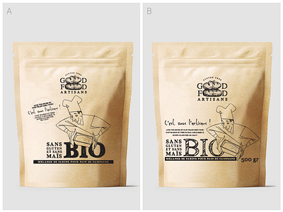 Packaging Design - Gluten-free Flour by Ana Androska art direction design packaging