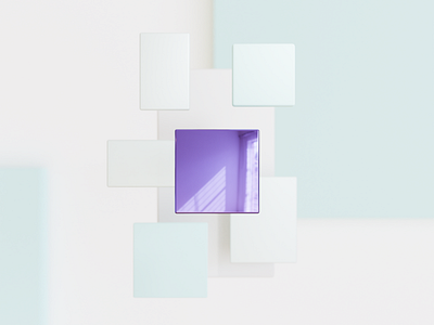 Neumorphism inspired render 3d blender flatdesign neumorphic neumorphism purple