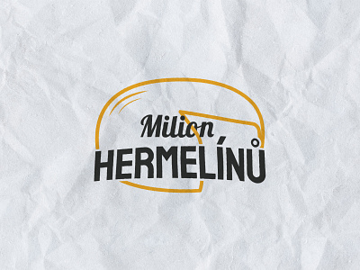 Milion Hermelínů - logo brand branding cheese graphic design logo