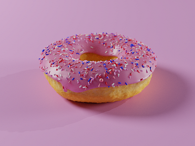 Donut render made in Blender 2.81