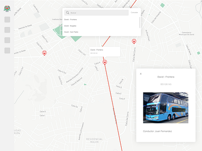 Geous WebApp concept route traffic website