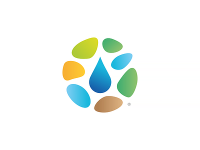 Water Treatment Systems, Logo branding design drop identity life logo water