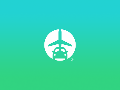 Airport Shuttle, Logo airplane airport branding car design identity logo shuttle