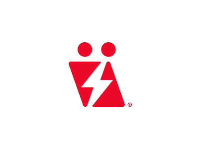 Gender Equality, Logo branding design electric energy equality gender logo