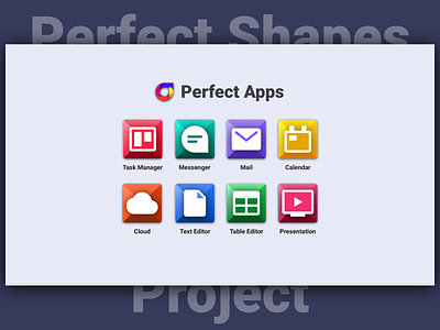 Perfect Apps: Grid 📱 app branding design icon illustration illustrator logo psproject sketch typography ui ux web