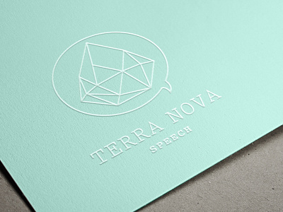 Terra Nova Speech Logo branding logo slp