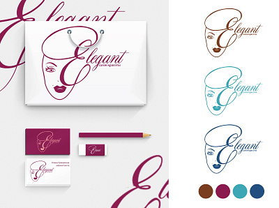 The Beauty Salon alexandra miracle beaut branding color design illustration logo logotype salon vector