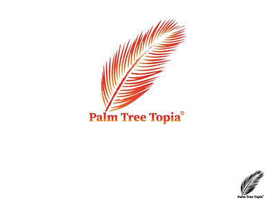Logotype alexandra miracle branding design feat illustration logo logotype palm t vector