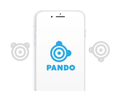 Logotype for the mobile application alexandra miracle app branding design illustration logo logot logotype mobile pando vector