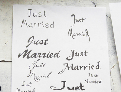 Lettering lettering marriage t shird wedding