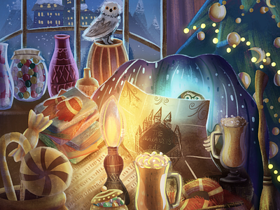 Secret Christmas Party at Hogwarts