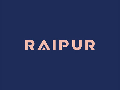 Raipur Logotype Design brand branding design graphic design icon illustration illustrator logo logotype mark minimal raipur type typography vector wordmark