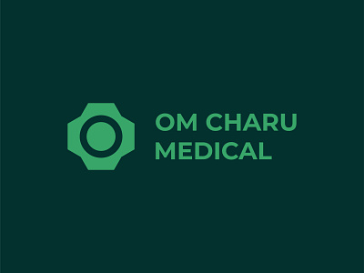 Om Charu Medical branding design graphic design icon illustration logo logodesign mark medical pharmacy vector