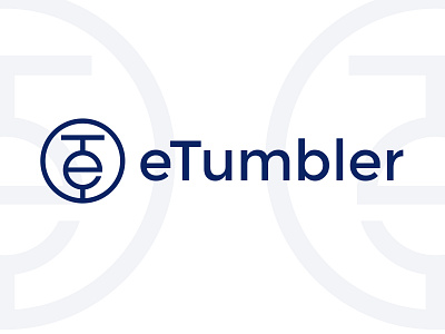 Logo Design for "eTumbler" brandidentitydesign branding designer graphicdesign icon logo identitydesign logo logo daily logo inspiration logo mark logocreation logodesign logodesigner logofolio logomaker logotype minimalist logo retro logo typography logo vintage logo