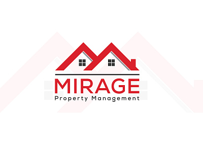 Logo Design for "Mirage Property Management" art brand identity branding flatdesign graphic design graphicdesigner icon design identity identity branding identity design illustraion logo design logoinspiration logomaker logomark logotype minimalist logo stationery design typogaphy vector