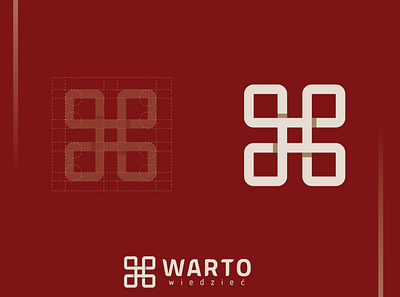 Logo Design for "Warto Wiedziec" art branding channel logo gaming logo graphic design icon logo logo 2d logo a day logo design logo designer logo mark logodesign logomaker logomark logos minimal minimalist logo typography vector