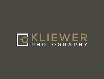 Logo Design for "KLIEWER PHOTOGRAPHY" art brand identity branding design graphic design icon icon logo identity branding identity design logo logo design logo mark minimal photography logo social media kit stationery design symbol typography vector