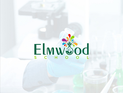 Logo Design for "ELMWOOD SCHOOL" branding design flat design graphic design icon illustration logo logo 2d logo design logo idea logo inspiration logo symbol logomaker logomark logotype minimal minimalist logo typography vector vintage logo