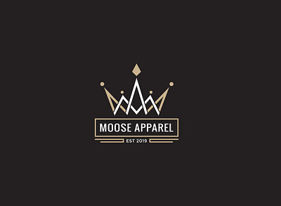 Logo Design "MOOSE APPAREL" branding design graphic design icon logo logo 2019 logo a day logo design logo identity logo inspirations logo mark logodaily logos logotype luxury logo minimal minimalist logo typography vector vintage logo