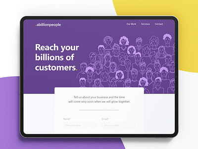 Contact Page Design for A Billion People