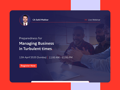 Landing Page Design for CA Sahil Makkar