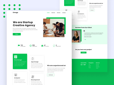 Startup Creative Agency - Homepage